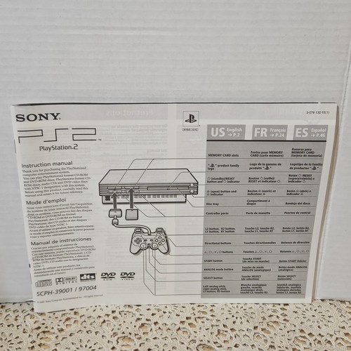Sony ps2 playstation manuale - ps2,